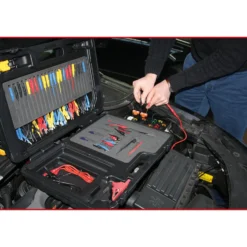 KS TOOLS 12/24V Master Diagnose Prüf- und Mess-Kabel-Satz 92tlg. - 150.0950