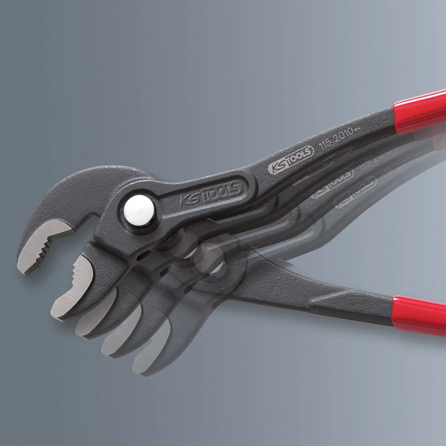 KS TOOLS Wasserpumpenzange mit Druckknopfverstellung 300 mm - 115.2012