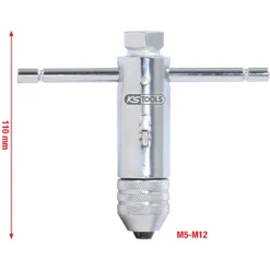 KS TOOLS Werkzeughalter mit Umschalt-Ratschenkopf 110 mm - 331.0665