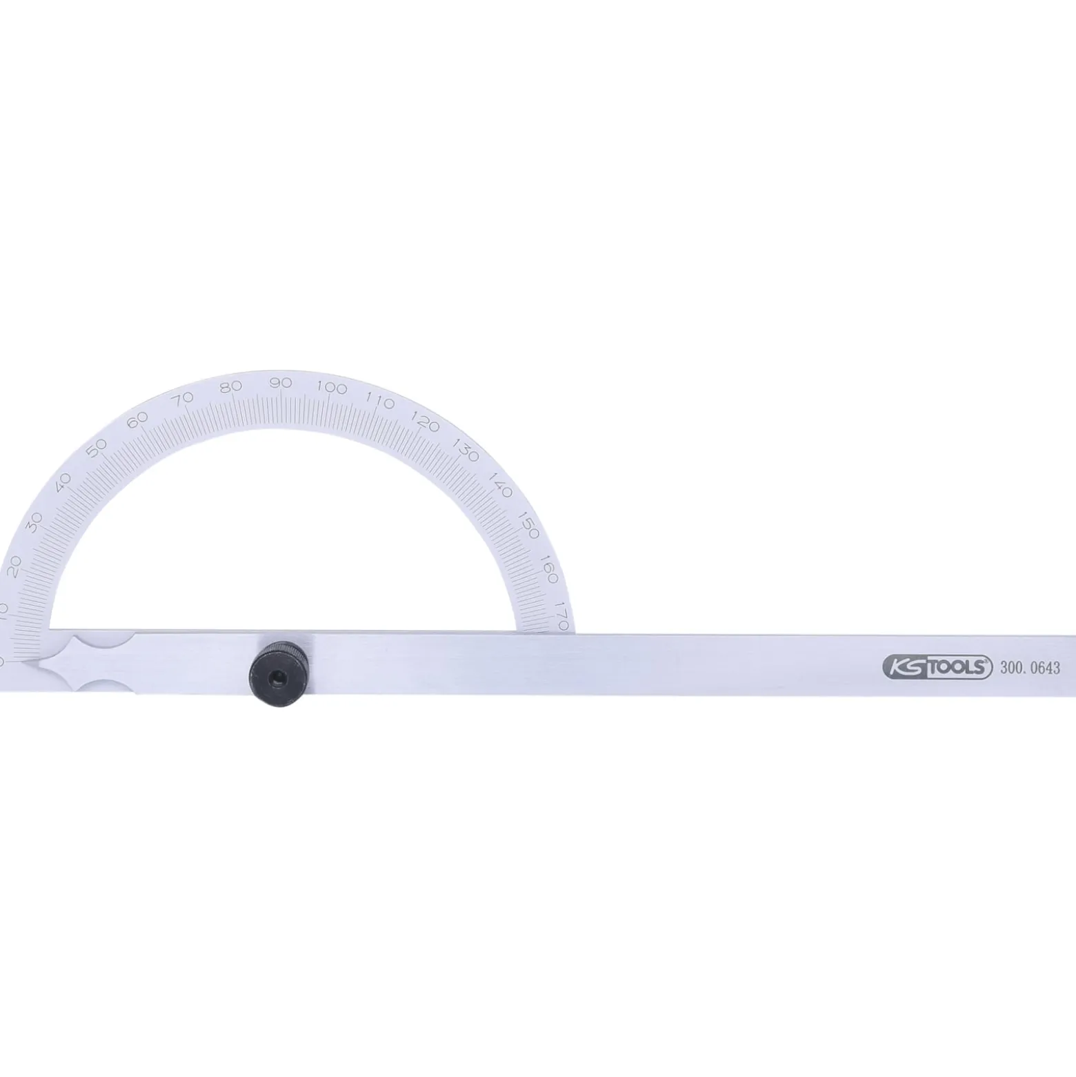 KS TOOLS Winkelgradmesser mit offenen Bogen 300 mm - 300.0643