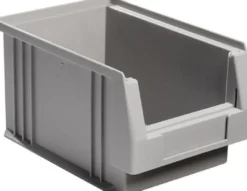 LA-KA-PE Sichtlagerkasten PLK L230 x B150 x H125 mm PP grau - 01750 02 05