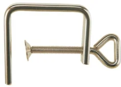 Laubsägezwinge Spannweite 50 mm Stärke 4 mm vernickelt - 490003