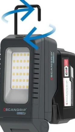 LED-Strahler BASIC CONNECT 97 W 1000 lm 5,2 Ah 18 V IP30 SCANGRIP