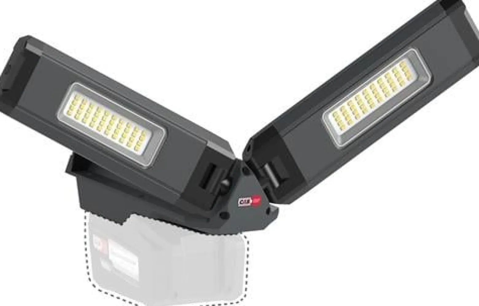 LED-Strahler DUO CONNECT 108 W 2500 lm 5,2 Ah 18 V IP30 SCANGRIP