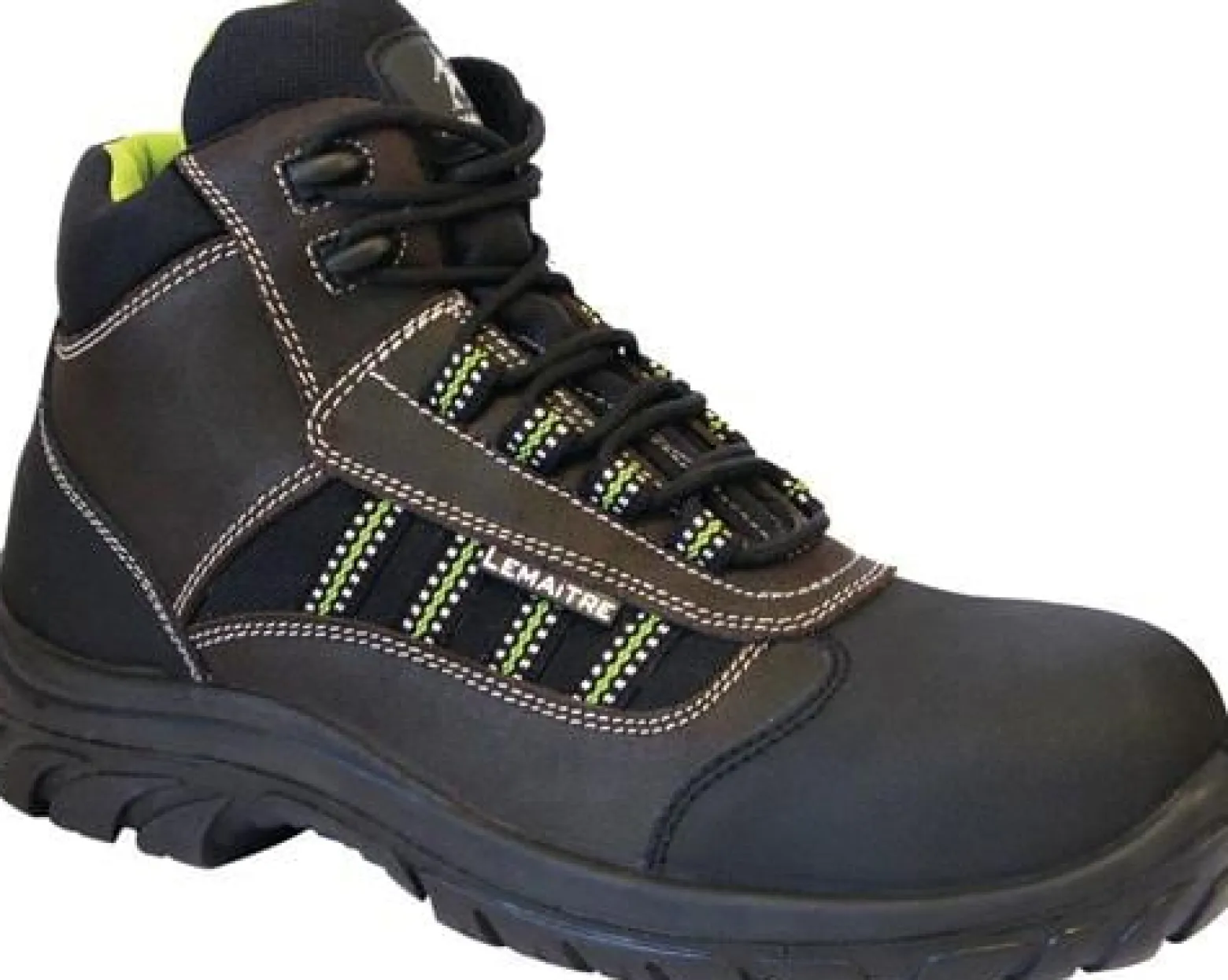 Lemaitre Sicherheitsstiefel Danube Größe 45 schwarz / braun - 1345-45