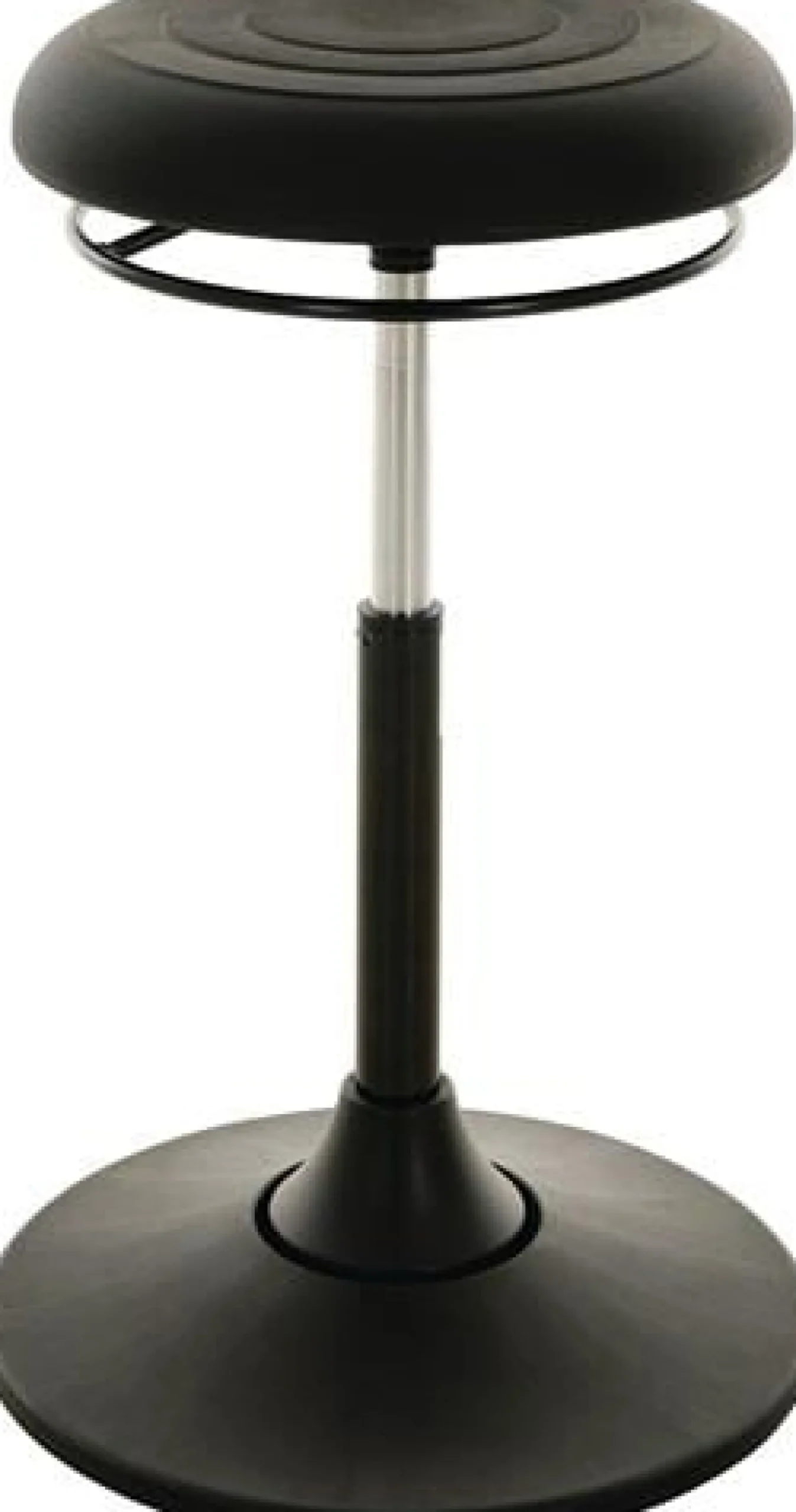 LOTZ Drehhocker Ku.-Tellerfuß PU-Integralschaum schwarz Sitz-H.510-700mm - I11134-05
