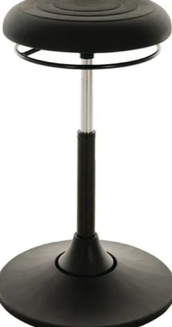 LOTZ Drehhocker Ku.-Tellerfuß PU-Integralschaum schwarz Sitz-H.510-700mm - I11134-05