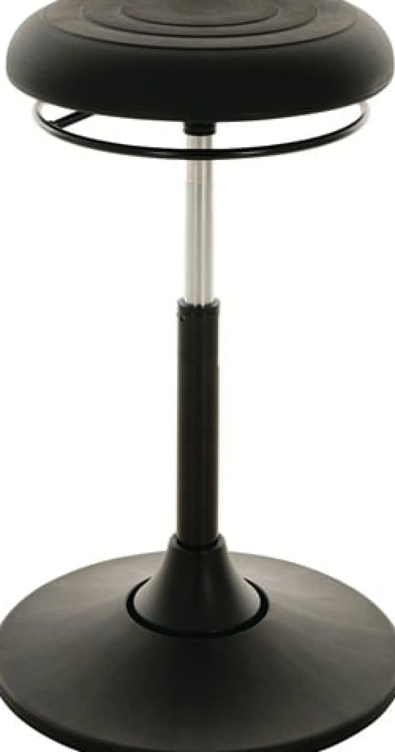 LOTZ Drehhocker Ku.-Tellerfuß PU-Integralschaum schwarz Sitz-H.510-700mm - I11134-05