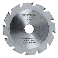 mafell Nutenfräsblatt ellipsenförmig, Hartmetall, 120 x 3,6 x 20 mm, 12 Zähne - 91794