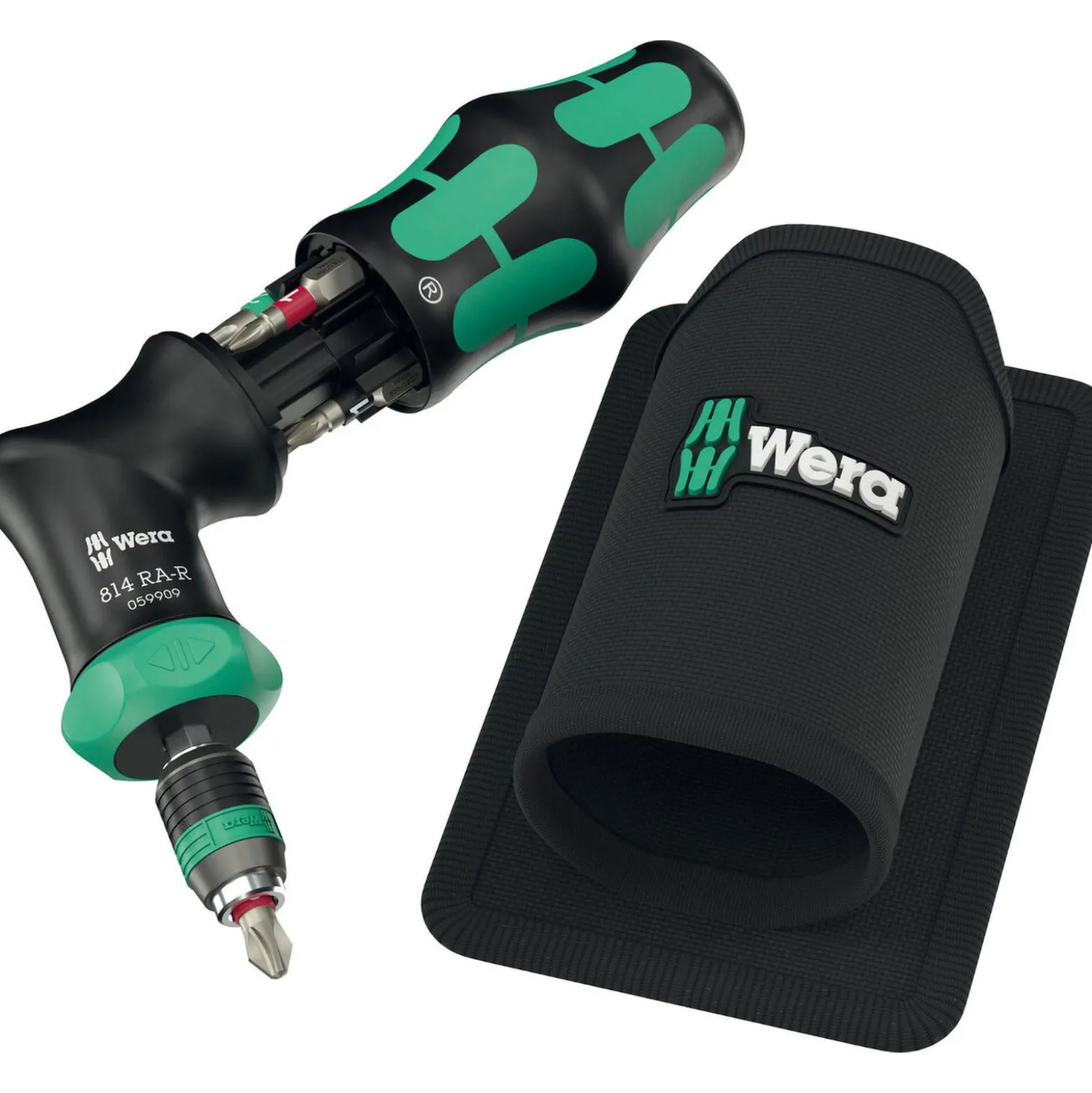 Magazinbithalter Kraftform Kompakt Pistol RA-R 1 7-tlg.BZT PH/PZ/TORX® WERA