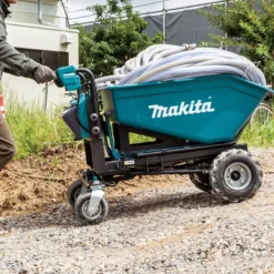 Makita Akku-Schubkarre 2x18V mit elektrischer Kippfunktion Solo - DCU602Z