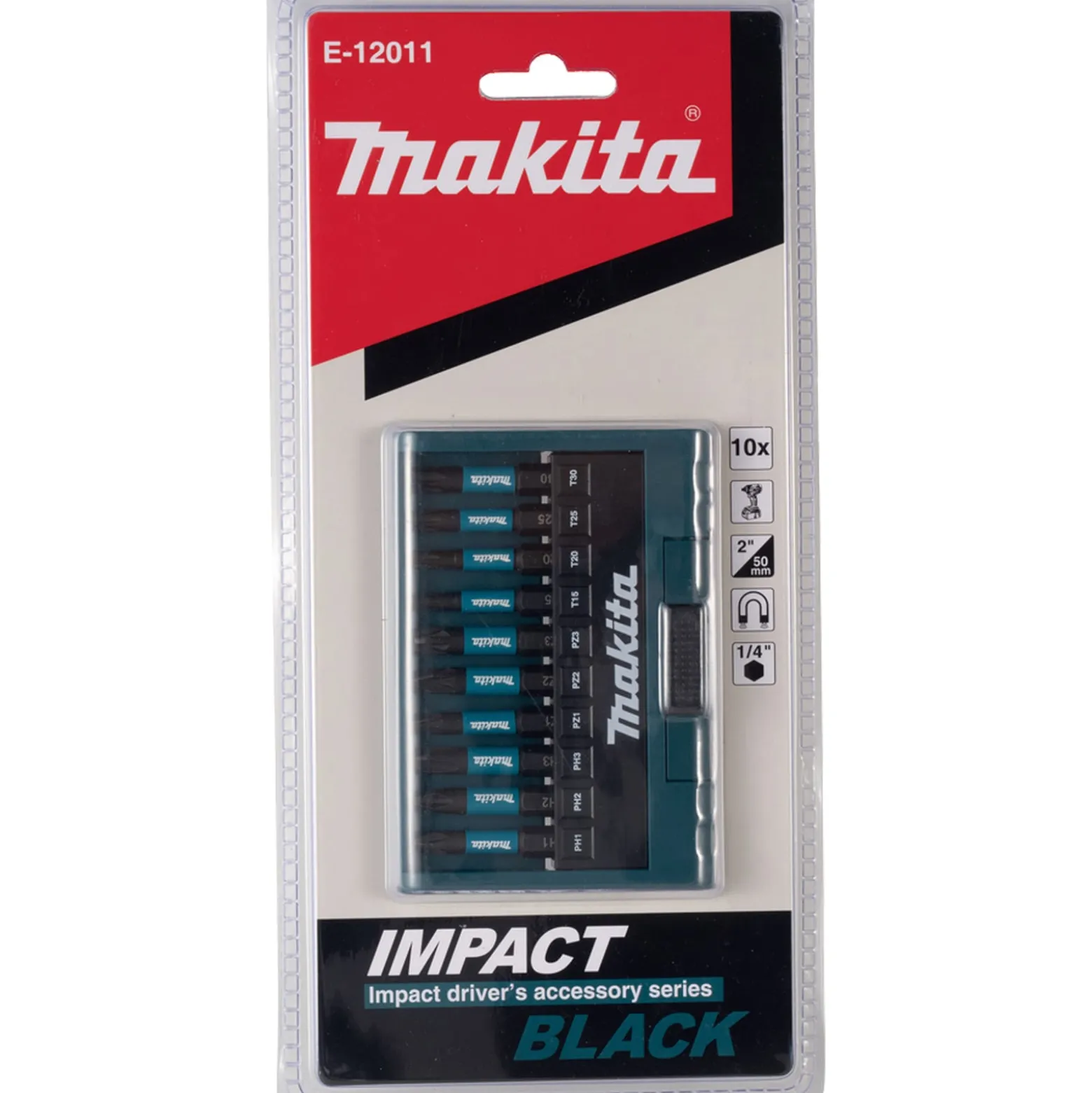 Makita Bit-Set Impact Black - E-12011
