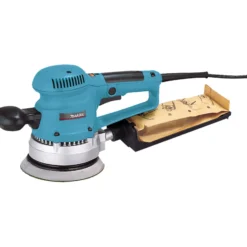 Makita BO6030JX Exzenterschleifer 310 W 150 mm + Schleifpapier-Set im MAKPAC
