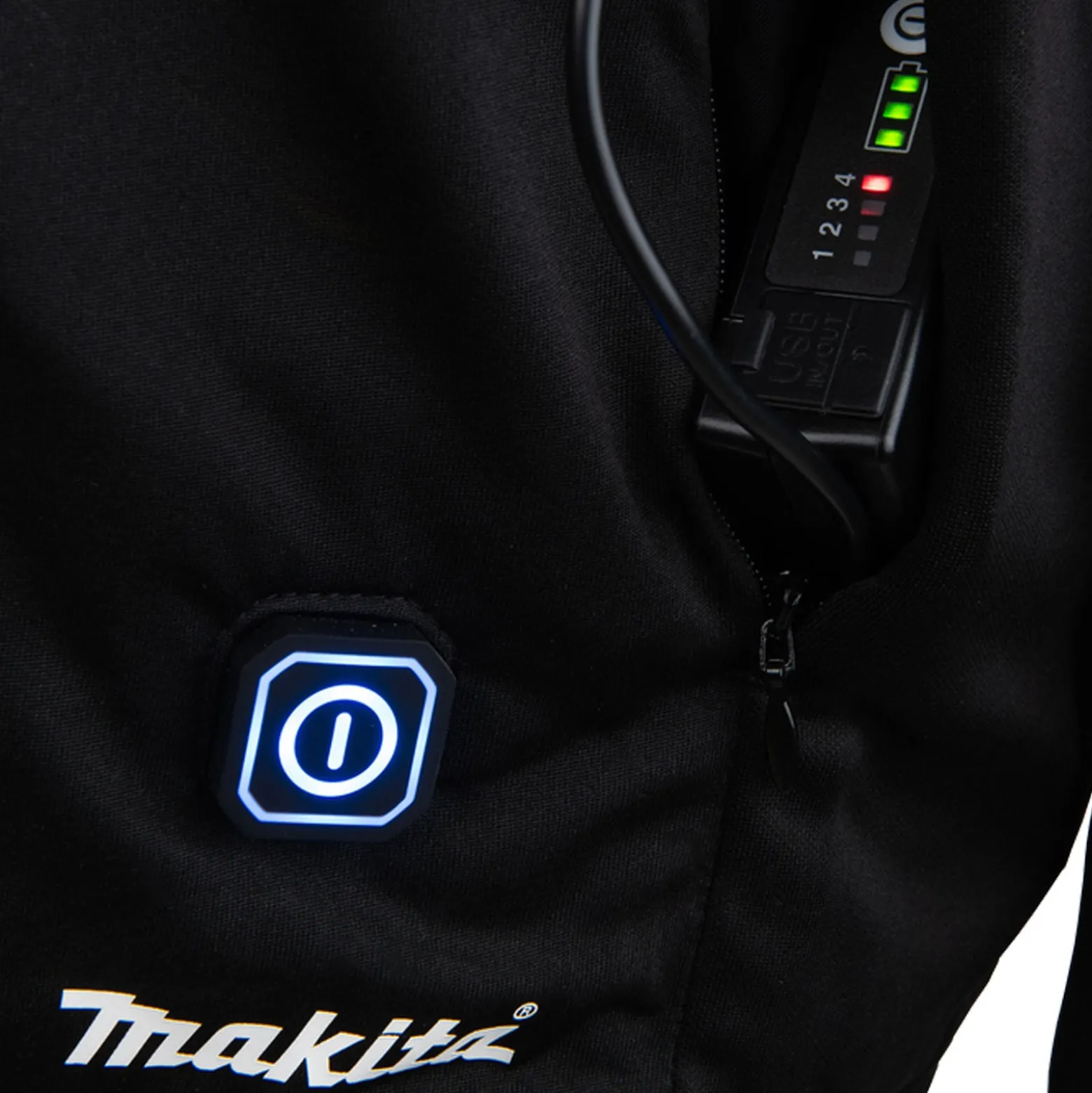 Makita DCX200C2XL Akku-Thermoshirt Gr. 2XL 12 V max. / 14,4 V / 18 V Solo