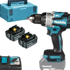 Makita DDF489RTJ Akku-Bohrschrauber 18 V / 2x 5,0 Ah Akku + Ladegerät im MAKPAC