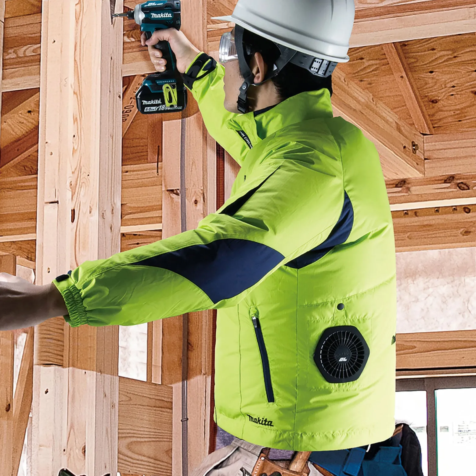 Makita DFJ212Z3XL Akku-Klimajacke Gr.3XL 12 V max. - 18V Solo