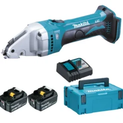 Makita DJS101RTJ Akku-Blechschere 1,0 mm 18 V / 2x 5,0 Ah Akku + Ladegerät im Makpac