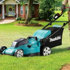 Makita DLM480PT2 Akku-Rasenmäher 2x18V / 2x 5,0 Ah Akku + Ladegerät