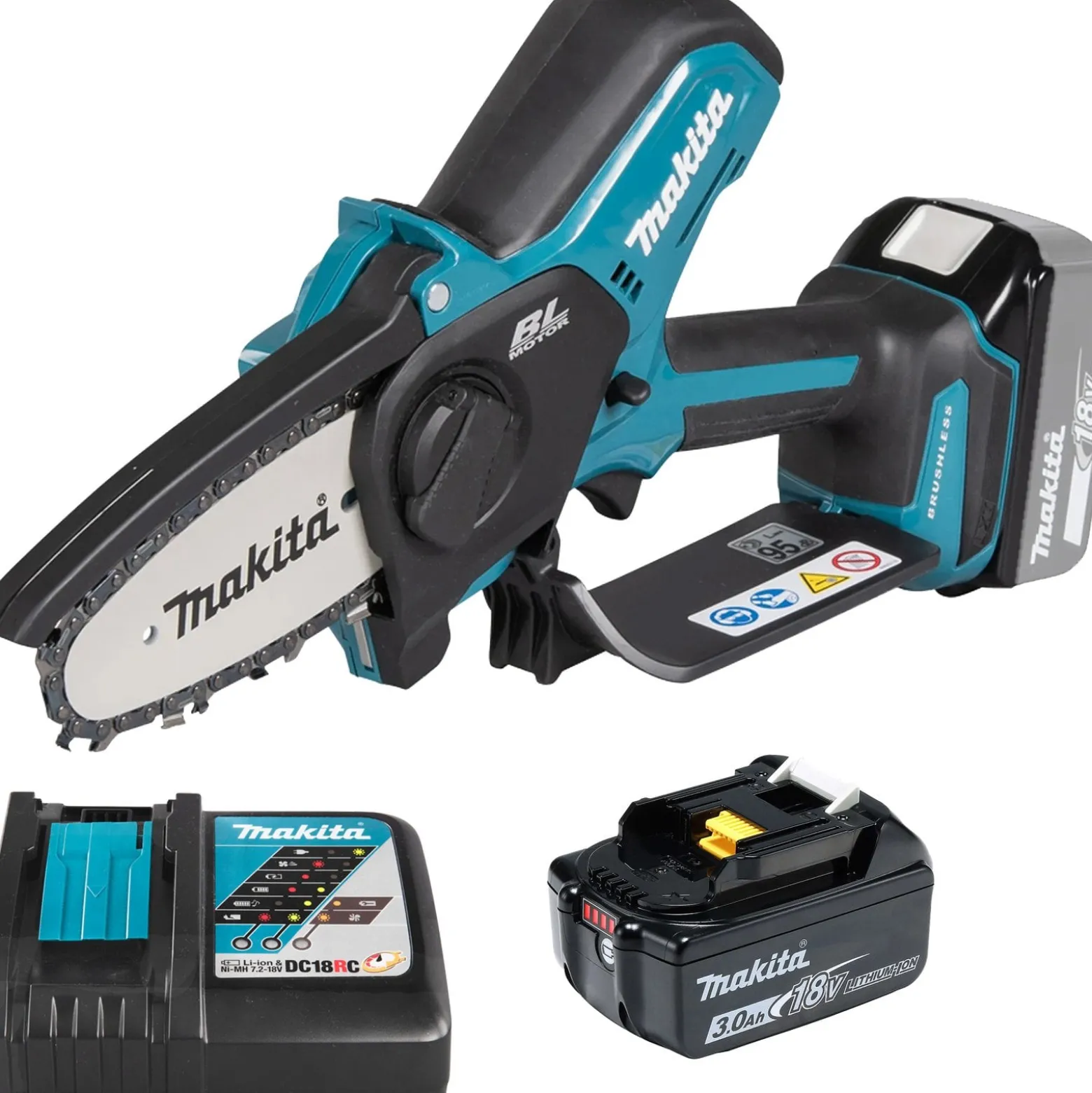 Makita DUC101RF01 Akku-Astsäge / 1x 3,0 Ah Akku + Ladegerät