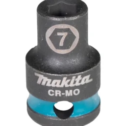 Makita E-15883 Steckschlüssel 3/8" SW7 Impact Black kurz