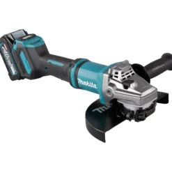Makita GA038GT206 Akku-Winkelschleifer 40V max. / 2x 5,0 Ah Akku + Schnellladegerät im Transportkoffer + Side-Kick