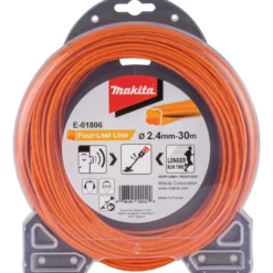 Makita Mähfaden Four-Leaf Orange 30 m Ø 2,4 mm - E-01806