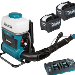 Makita PM001GL202 Akku-Rucksacksprühgerät 40 V max. / 2x 8,0 Ah Akku + Doppelladegerät