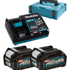 Makita Power Source Kit Li 40V inkl. Schnellladegerät DC40RA und 2x Akkus BL4020 2,0 Ah im MACPAK Gr. 1 - 191V07-0