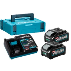 Makita Power Source Kit Li 40V inkl. Schnellladegerät DC40RA und 2x Akkus BL4040 4,0 Ah im MAKPAC Gr. 1 - 191J97-1