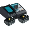 Makita Power Source-Kit Li 18 V / 2x 5,0 Ah Akku + Ladegerät - 197570-9