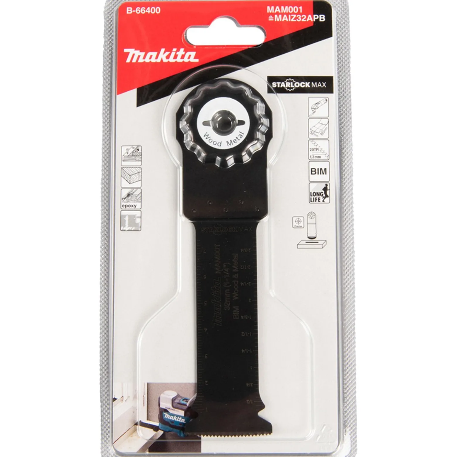 Makita Tauchsägeblatt 32 x 80 mm MAM001 - B-66400