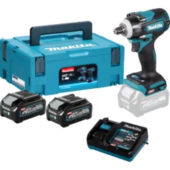 Makita TW004GD201 Akku-Schlagschrauber 40V max. / 2x 2,5 Ah Akku + Ladegerät im Makpac