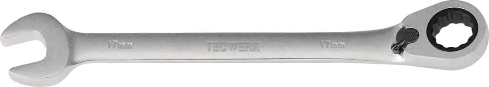 Maulringratschenschlüssel SW 13mm L.179mm umschaltb.TECWERK
