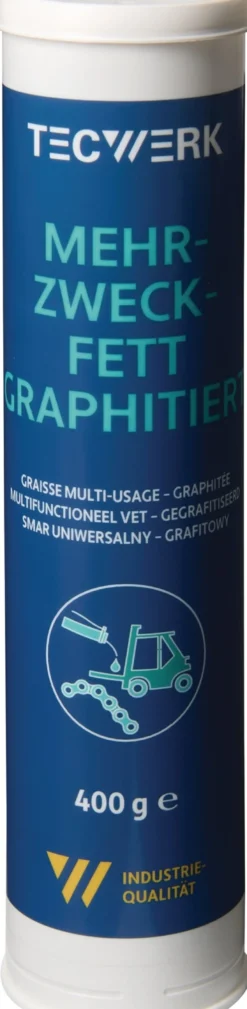 Mehrzweckfett graphitiert 400g schwarz Kartusche TECWERK