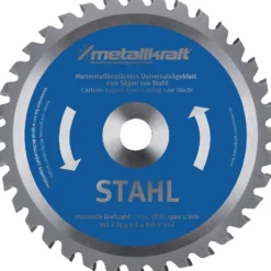 metallkraft Metallkreissägeblatt Stahl Sägeblatt-Ø 355mm Breite 2,4mm - 3853504