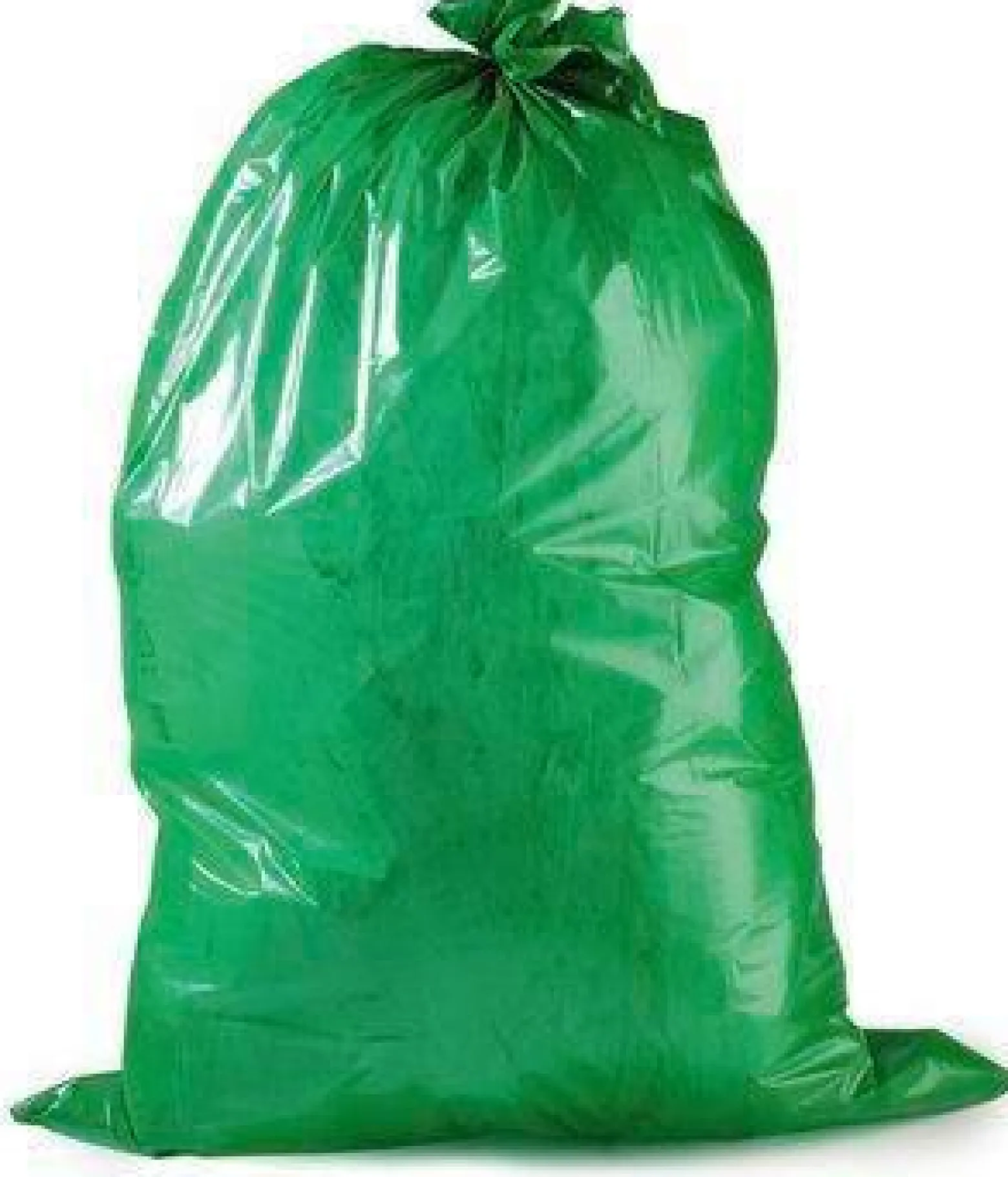 Müllsack Premium Inhalt 120l Maße 700x1100mm Stärke 45µ PE grün TRANSPAK