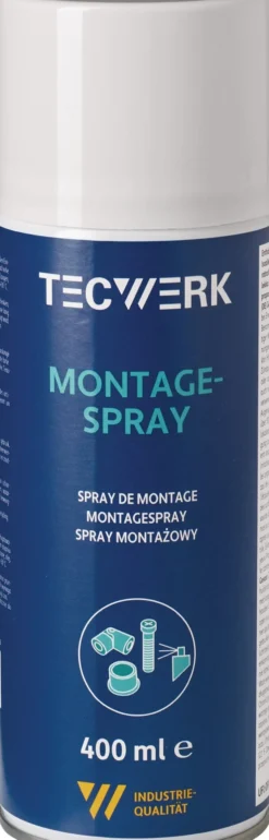 Montagespray 400ml gelblich Spraydose TECWERK