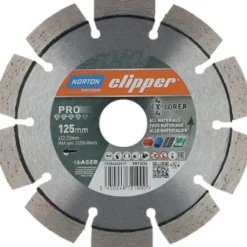 NORTON CLIPPER Diamanttrennscheibe 4x4 Explorer D.125mm Bohr.22,23mm 2,2mm 10mm - 70184602019
