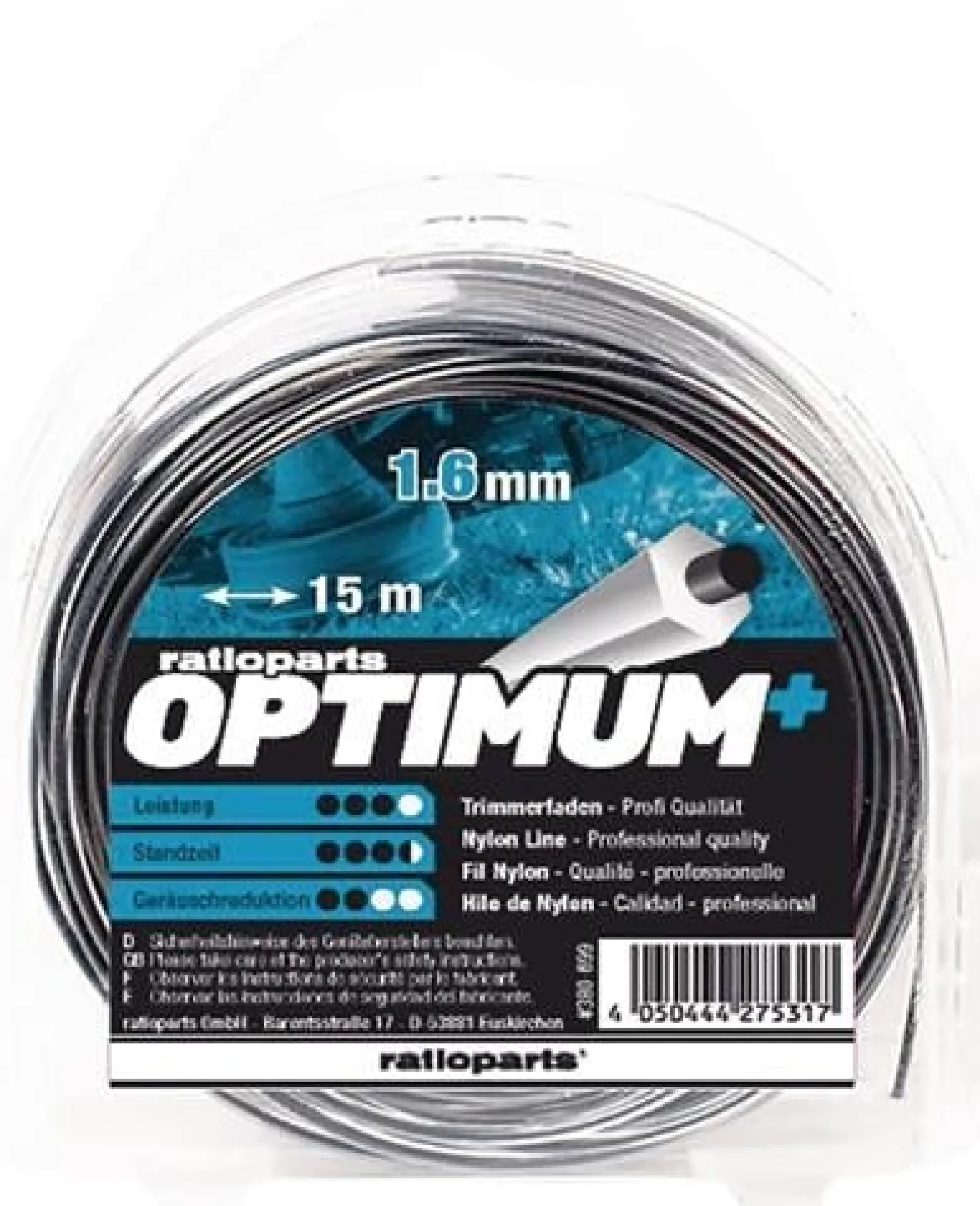 Nylonfaden Optimum Fadenstärke 1,6mm Fadenlänge 15m RATIOPARTS