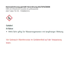 OKS Antifestbrennpaste (Kupferpaste) 240 Tube 75 ml - 1105850414
