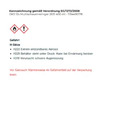 OKS Multischaumreiniger 2631 400 ml - 1134490178