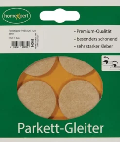 Parkettgleiter Premium 35mm Filz natur rd.selbstkl. - 540035