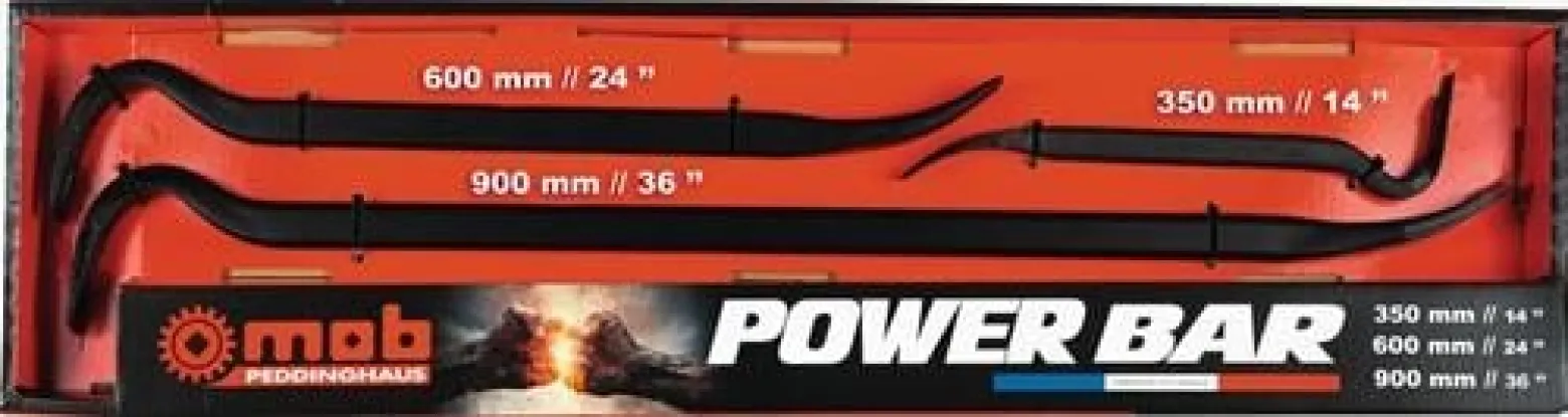 Peddinghaus Nageleisenset Power Bar Gesamtlänge 350 / 600 / 900 mm - 7187000301