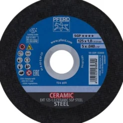 PFERD Trennscheibe Ceramic SGP Steel Ø 125 x 1 mm gerade - 61312510