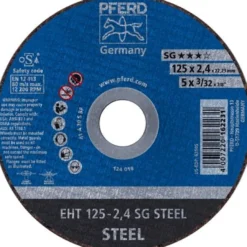 PFERD Trennscheibe SG STEEL Ø 125 x 2,4 mm gerade - 61321222