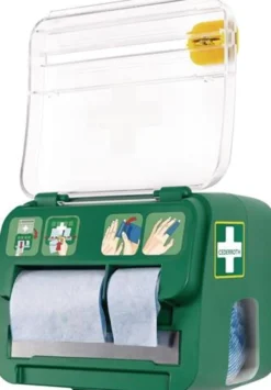 Pflasterspender Soft Foam Spender 2-in-1 B142xH123xT138ca.mm grün,transparent