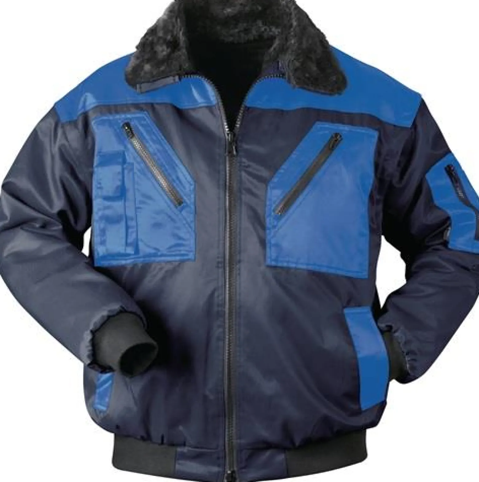 Pilotjacke VEGA 4-in-1 Gr.M marine/royal NORWAY
