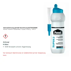 Ponal Holzleim Wasserfest / Super 3 420 g - PPL12