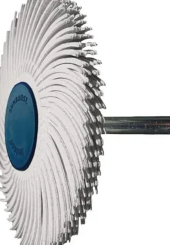 Radialbürstenscheibe Sunburst D.76mm K.120 Weiß 10000min-¹ TYROLIT