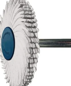 Radialbürstenscheibe Sunburst D.51mm K.120 Weiß 10000min-¹ TYROLIT